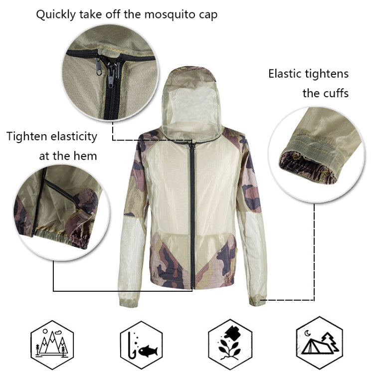 Camping Adventure Anti-Mosquito Bite Suit Summer Outdoor Fishing Breathable Mesh Anti-Mosquito Suit, Specification: