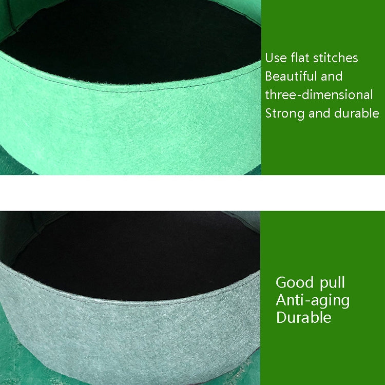 Felt Planting Barrel Indoor Outer Round Plant Bag Non-Woven Seedling Bag