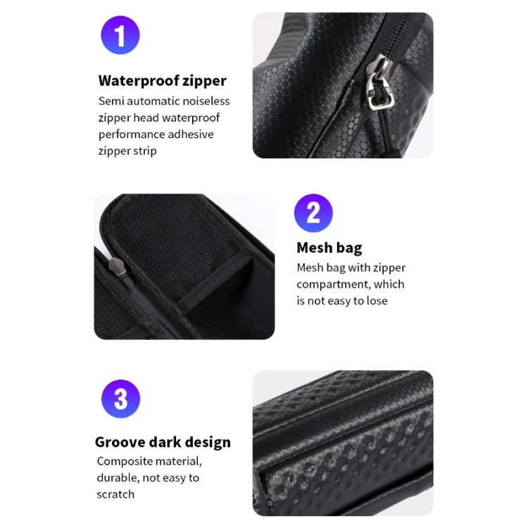 WEST BIKING 1.2L Bicycle EVA Hard Shell Water Bottle Bag With Bottle Cage