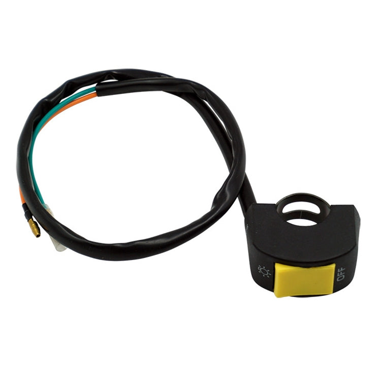 5 PCS Motorcycle Handlebar Tap Switch LED Headlight Break Extinguishing Fire Double Flash Switch