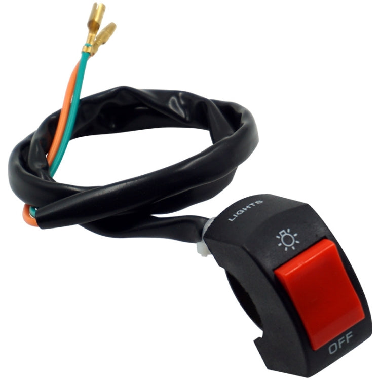 5 PCS Motorcycle Handlebar Tap Switch LED Headlight Break Extinguishing Fire Double Flash Switch