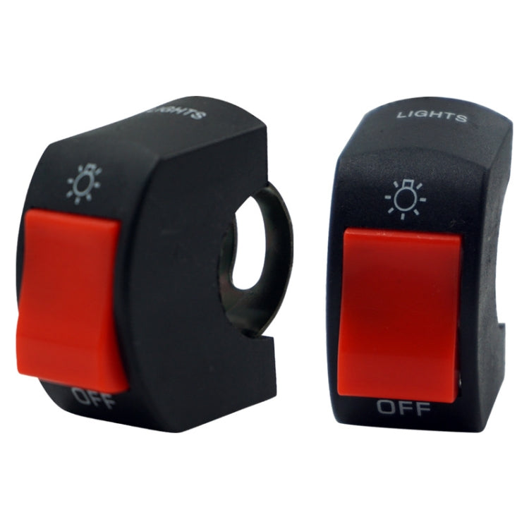 5 PCS Motorcycle Handlebar Tap Switch LED Headlight Break Extinguishing Fire Double Flash Switch