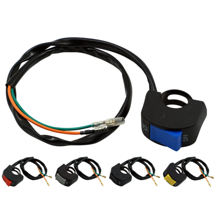 5 PCS Motorcycle Handlebar Tap Switch LED Headlight Break Extinguishing Fire Double Flash Switch