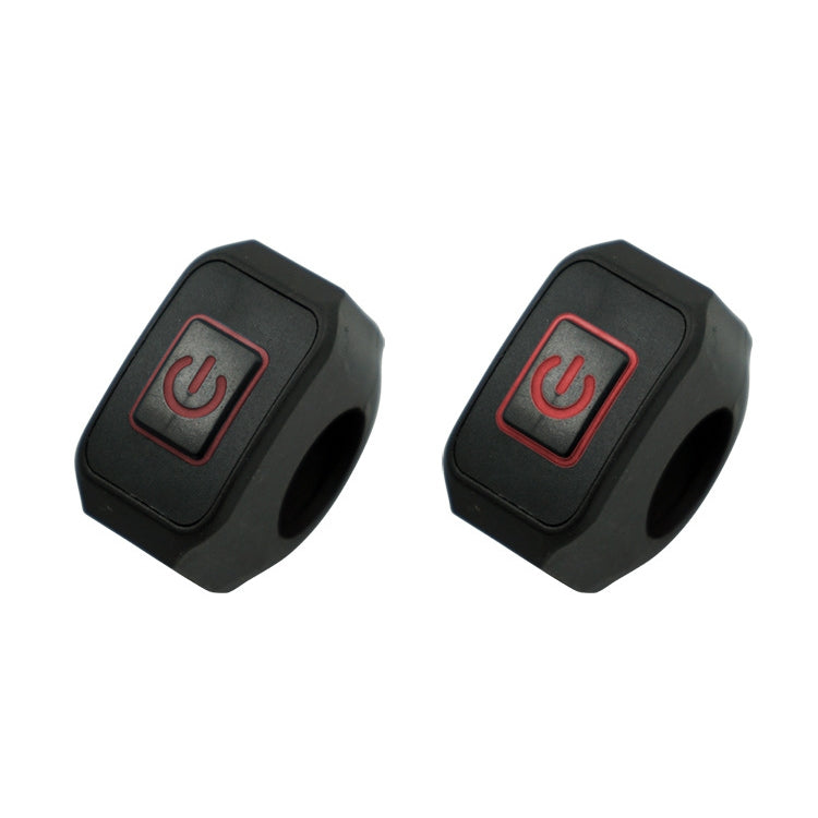 2 PCS Motorcycle Electric Car Modified Accessories Headlight Speaker Over-Car Light Spot Fire Light Multi-Function Self-Locking Switch