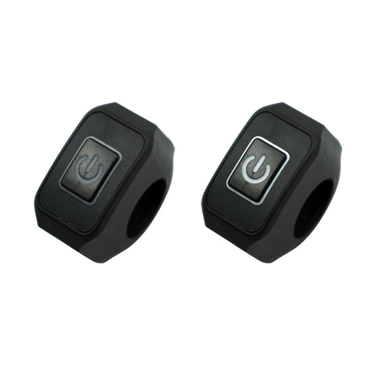 2 PCS Motorcycle Electric Car Modified Accessories Headlight Speaker Over-Car Light Spot Fire Light Multi-Function Self-Locking Switch