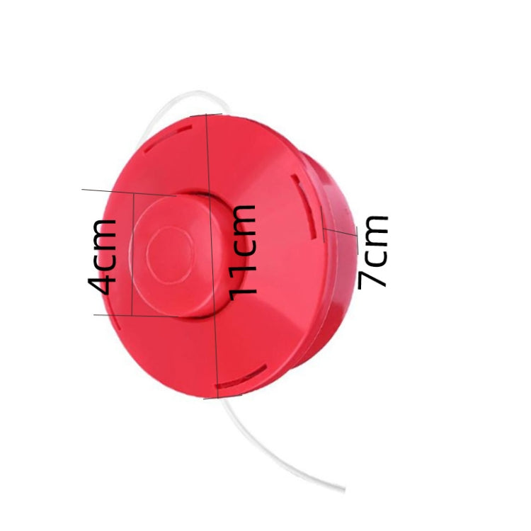 2 PCS Plastic Lawn Mower Accessories Nylon Mowing Head