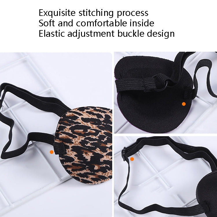 2pcs One-Eyed Dragon Pirate Makeup Eye Mask Children Groove Amblyopia Strabismus Full Cover Single Eye Mask