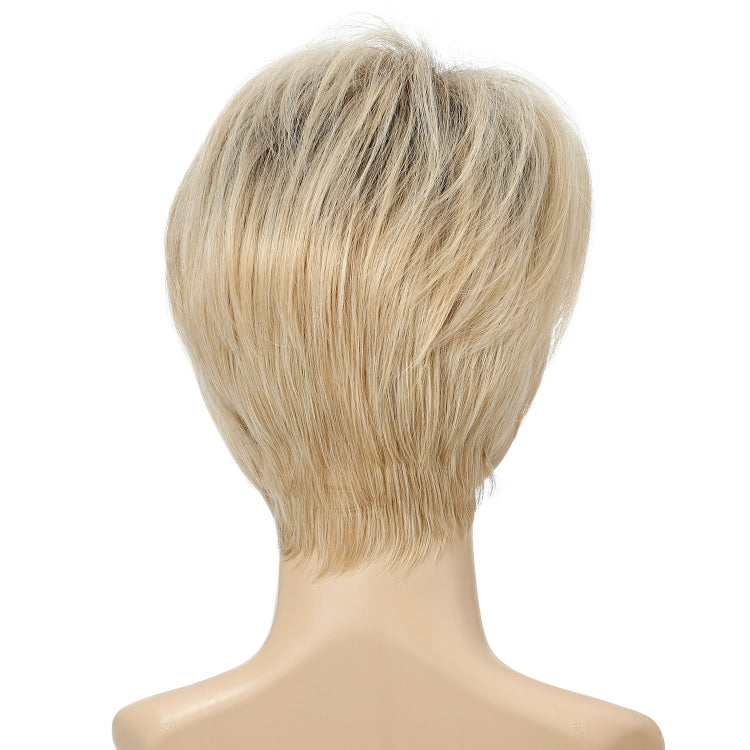 Ladies Gold Short Hair Set Wigs