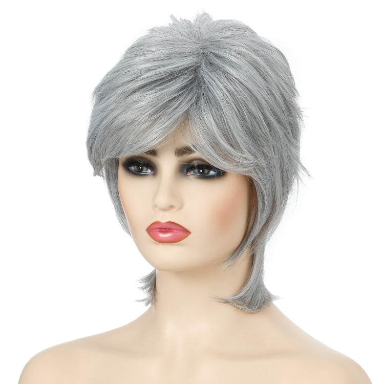 Short Hair Female Wigs Fluffy Fiber Set