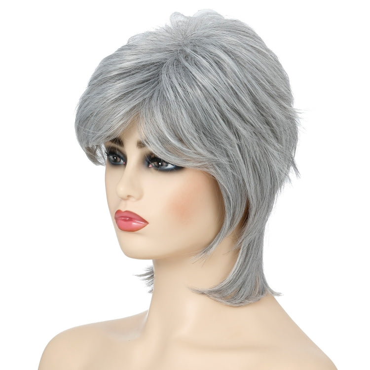 Short Hair Female Wigs Fluffy Fiber Set