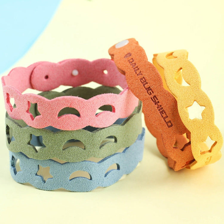 5pcs BUGS Mosquito Repellent Bracelet Mosquito Ring Outdoor Mosquito Bracelet Color Random Delivery