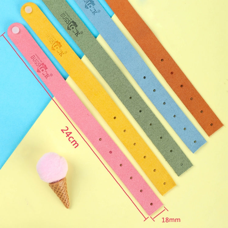 5pcs BUGS Mosquito Repellent Bracelet Mosquito Ring Outdoor Mosquito Bracelet Color Random Delivery