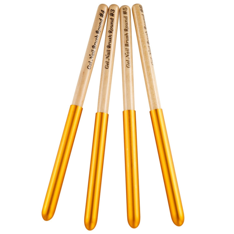 Nail Art Pen Nail Round Head Phototherapy Pen Painted Pen Brush Beauty Brush