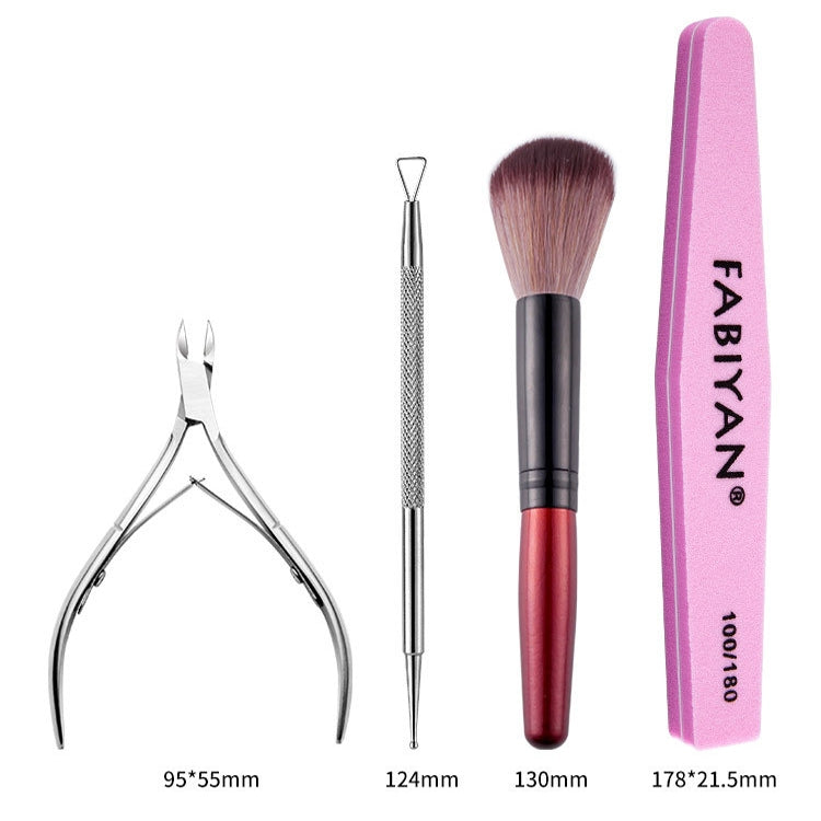 FABIYAN Nail Art Tool Set Manicure Disarm Tool Set