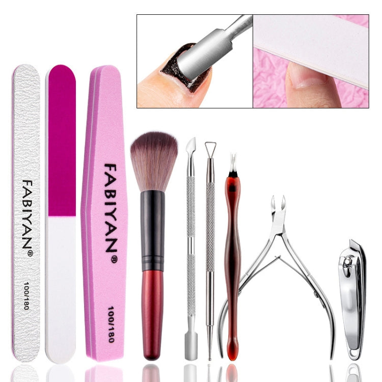 FABIYAN Nail Art Tool Set Manicure Disarm Tool Set