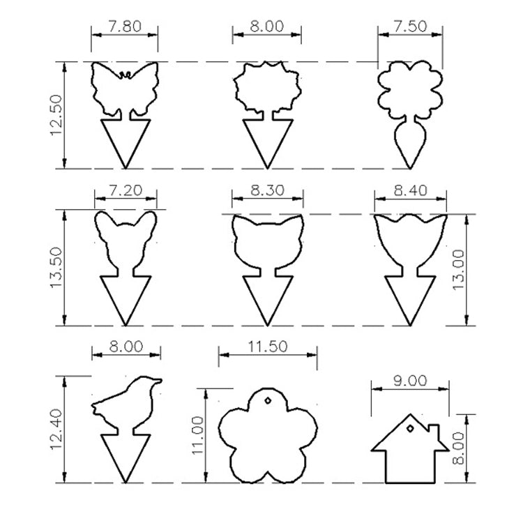 10pcs Double-Sided Yellow Board Sticky Insect Board Insect Trap Heterogeneous Physical Sticky Insect Board, Random Style Delivery