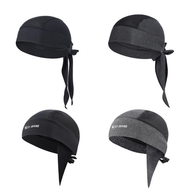 West Biking Summer Ice Silk Pirate Cap Riding Cap Men And Women  Outdoor Windproof Sunscreen Headgear