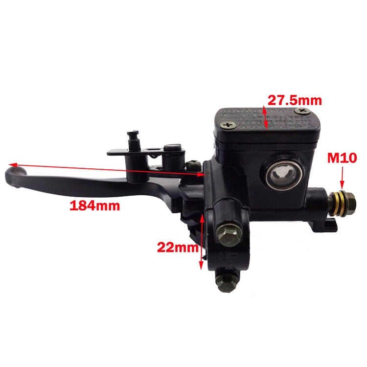 ATV Four-Wheeled Car UTV Kart Front And Rear Brakes Pump Disc Brake Handle Oil Pump Hand Brake With Assist Brake
