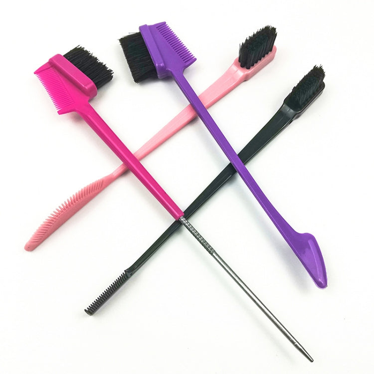 3 PCS Eyebrow Brush Eyelash Comb Set Hairline Comb Eyebrow Trimming Tool