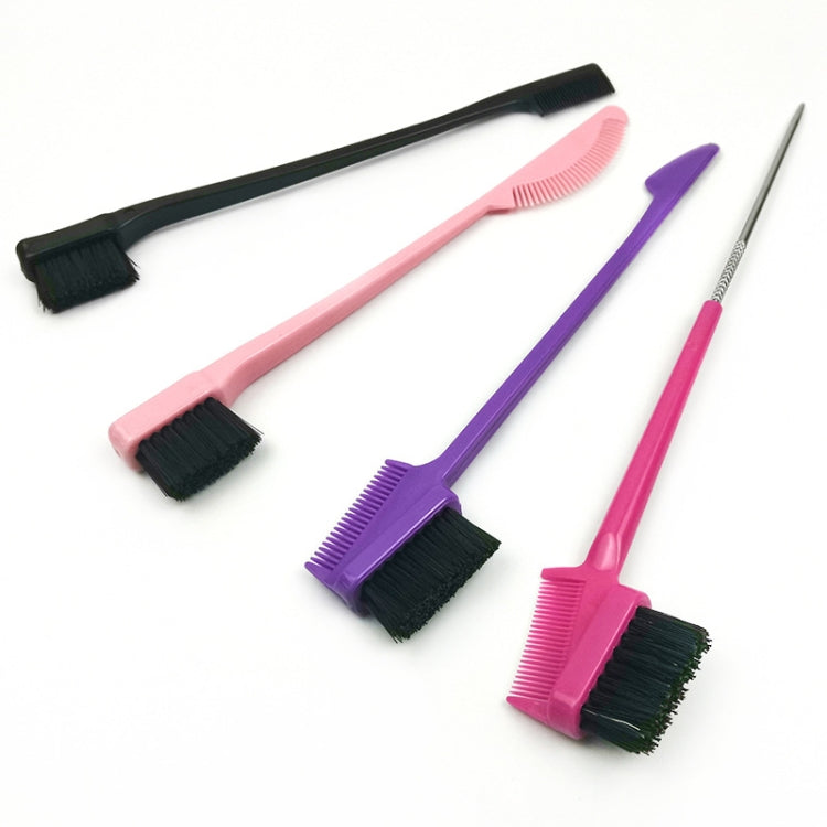 3 PCS Eyebrow Brush Eyelash Comb Set Hairline Comb Eyebrow Trimming Tool