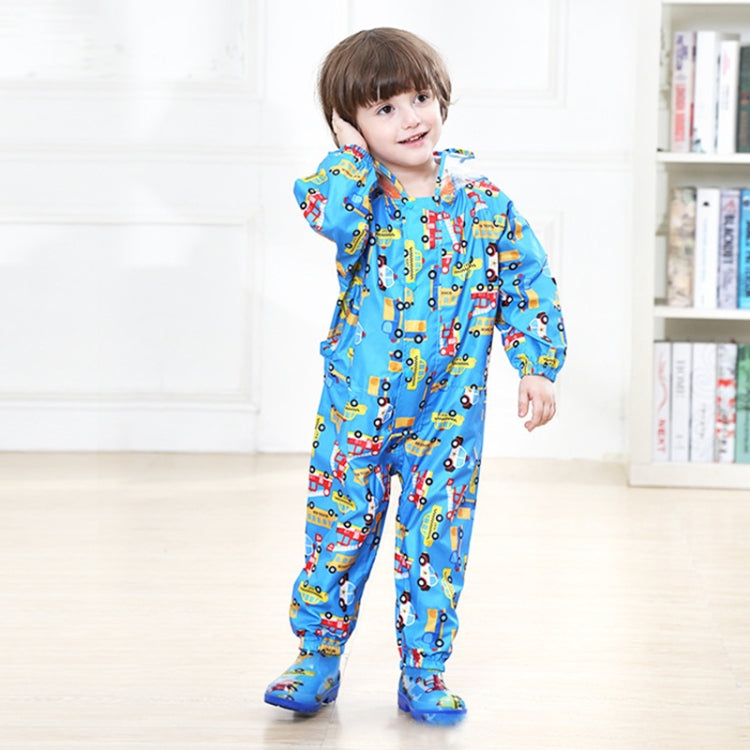 Siamese Children Raincoat  Print Thin Section Hooded  Raincoat