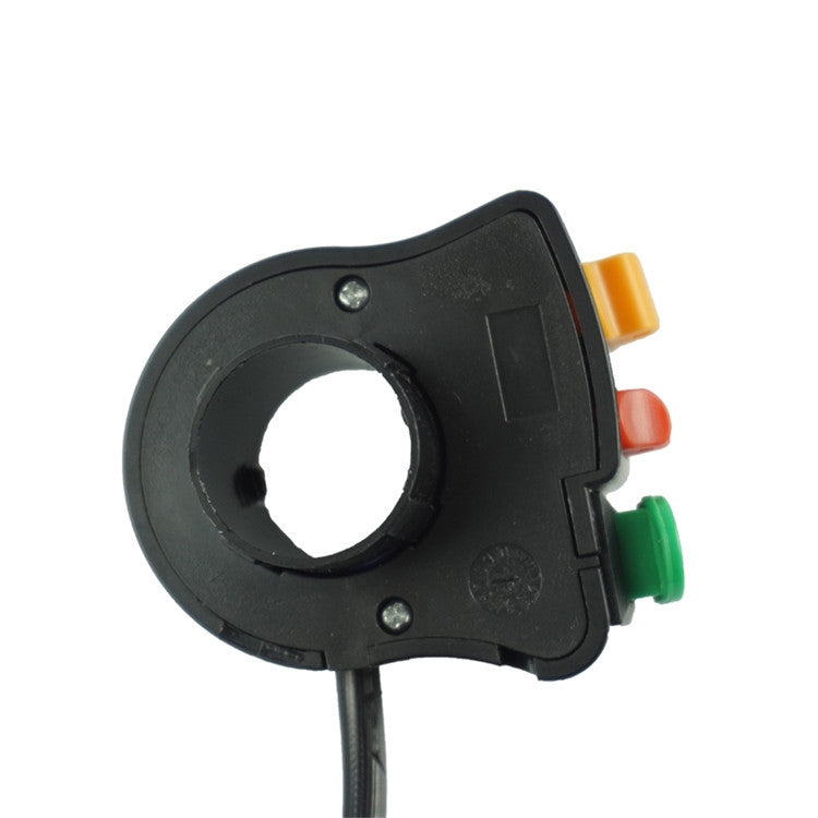 3 PCS Motorcycle Modification Switch Speaker Turn Signal Headlight Switch