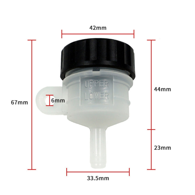 4 PCS Motorcycle Skyline Rear Brake Pump Split Oil Pot Small Oil Cup