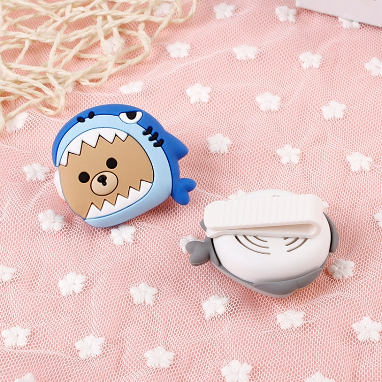 QW0006 Cartoon Plant Essential Oil Mosquito Clip Summer Student Children Outdoor Mosquito Hairpin Headdress Color Random Delivery