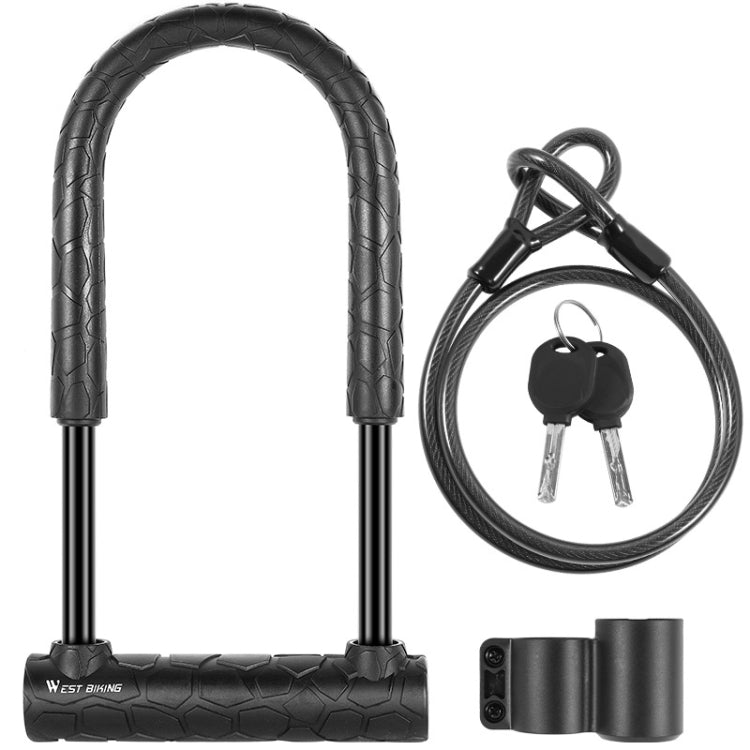 WEST BIKING Bicycle Lock Motorcycle Electric Car Anti-Theft Lock