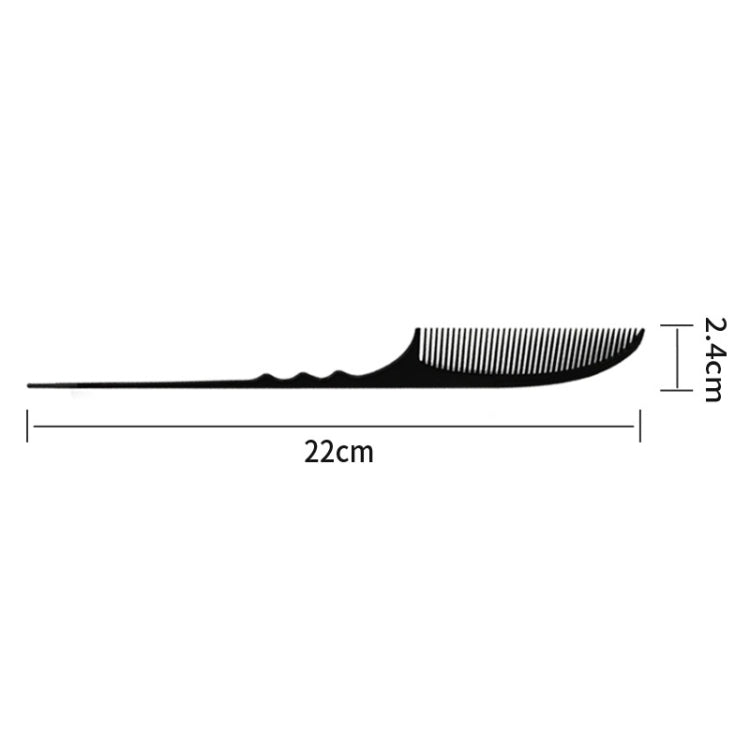Hairdressing High Temperature Resistant Pointed Tail Comb Plate Hair Dense Tooth Comb