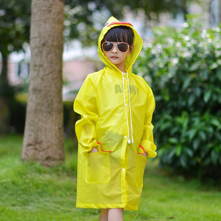 Children Cartoon Raincoat Student Poncho