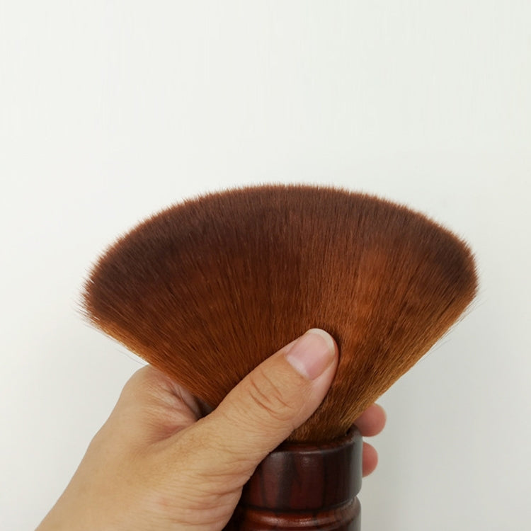 Hair Cut Broken Hair Duster Brush Solid Wood Soft Bristles Cleaning Brush Hairdressing Suppliess