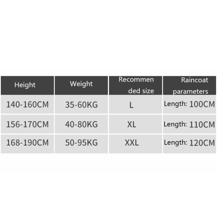 Bicycle Single Thick Raincoat Battery Car Adult Poncho