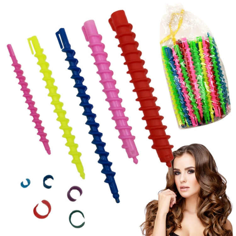 Hairdressing Curly Hair Perm Cold Perm Screw Bar Hair Salon Supplies Color Random Delivery, Specification: Big Core