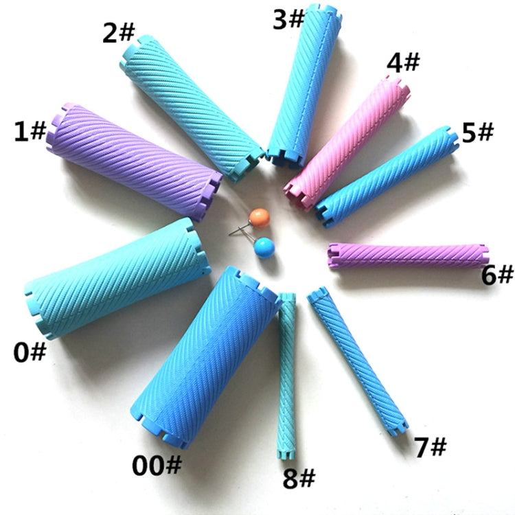 Hair Salon Large Perm Bar Pear Flower Curly Thickened Perm Bar Hairdressing Tools, Random Color Delivery