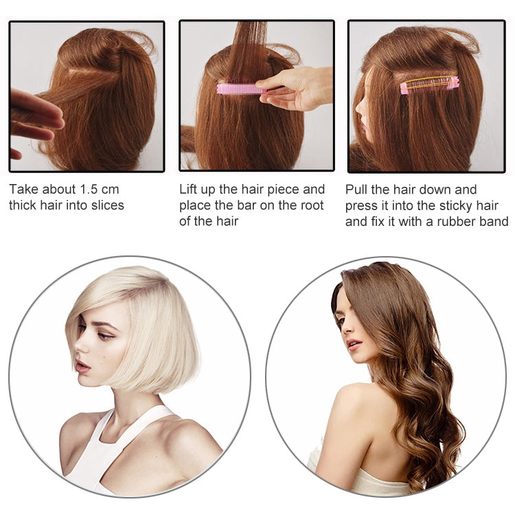 Perm Bar Air Cushion Perm Fluffy Curly Hair Root Bar Hairdressing Self-Adhesive Hair Curl Bar Color Random Delivery