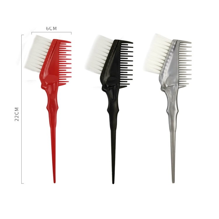 3 PCS Hair Dyeing Soft Brush Comb Hairdressing Tools Color Random Delivery
