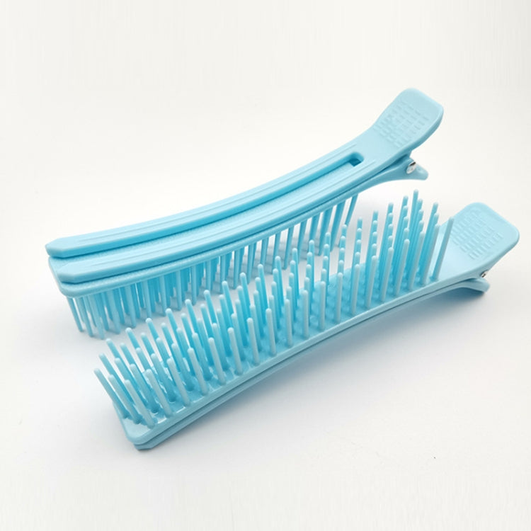 Hairdressing Highlighting Plastic Clip Hair Salon With Comb Clip Styling Layered Clip Bangs Hair Clip Comb Color Random Delivery