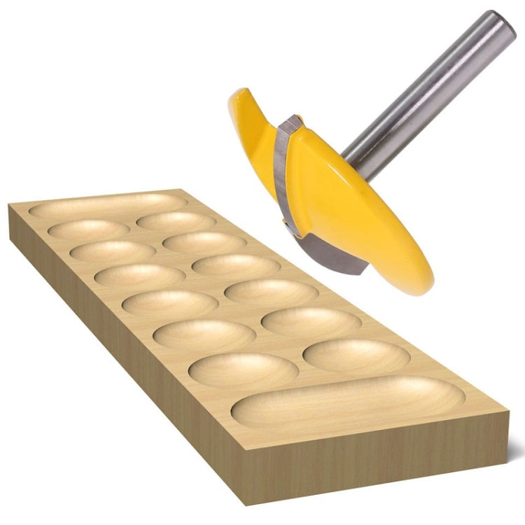 6 Shank Thin Flat-Bottom Woodworking Cutter Engraving And Trimming Machine Slotting Head