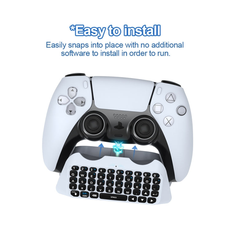JYS-P5121 Bluetooth Wireless Handle Keyboard Can Chat Voice External Keyboard Suitable For PS5