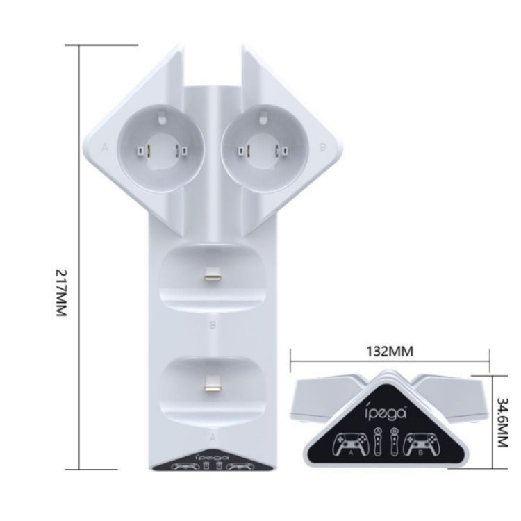 Ipega PG-P5011 Triangle Beast Charger Handle Charger For PS5 / PS MOVE