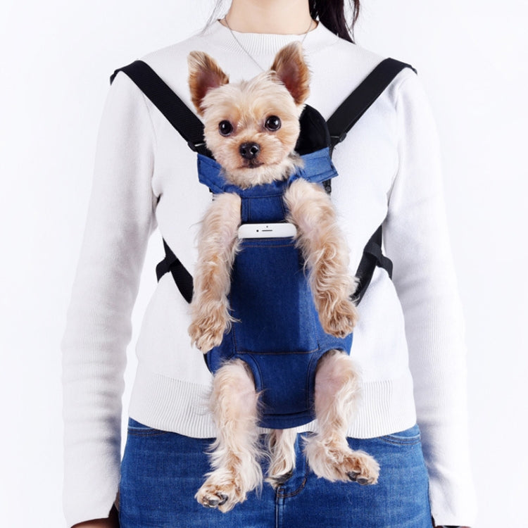 Dog Going Out Foldable On Chest Backpack Pet Carrier Bag