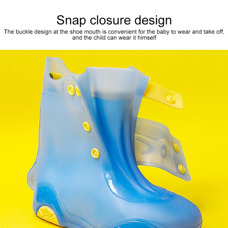 Children Rain Boot Cover Waterproof Non-Slip Rain Boot Cover Thickened Silicone Rain Boots