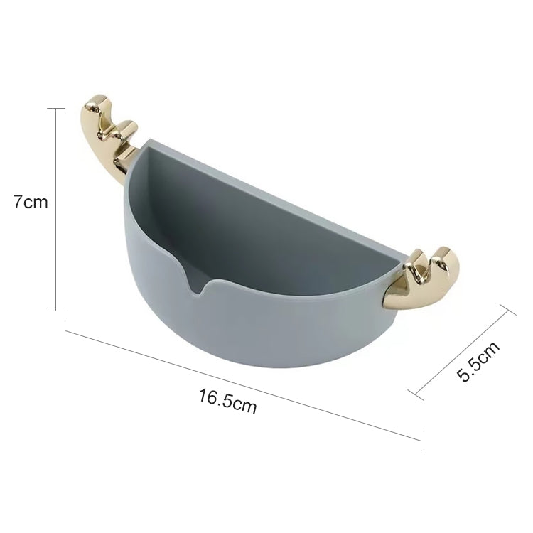 Cartoon Animal Cute Deer Soap Holder Seamless Wall-Mounted Bathroom Storage Box