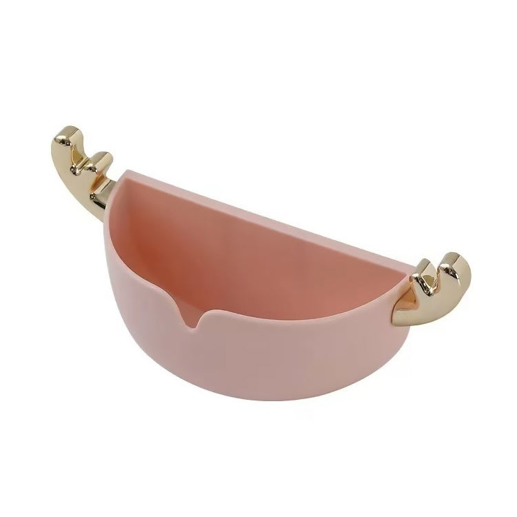 Cartoon Animal Cute Deer Soap Holder Seamless Wall-Mounted Bathroom Storage Box