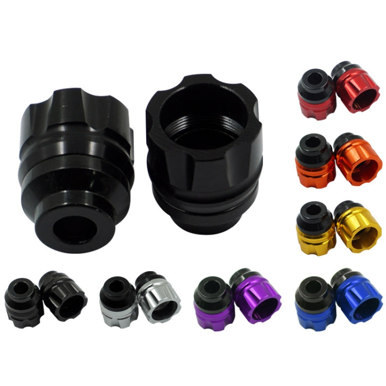 2 Pairs Motorcycle Modified Accessories Anti-Drop Cup CNC Aluminum Alloy Anti-Collision And Shock Absorbing Front Fork Cup