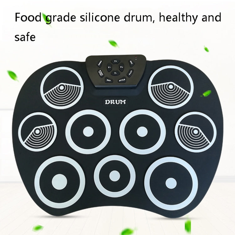 Silicone Folding Portable Hand-Rolled Drum DTX Game Strike Board