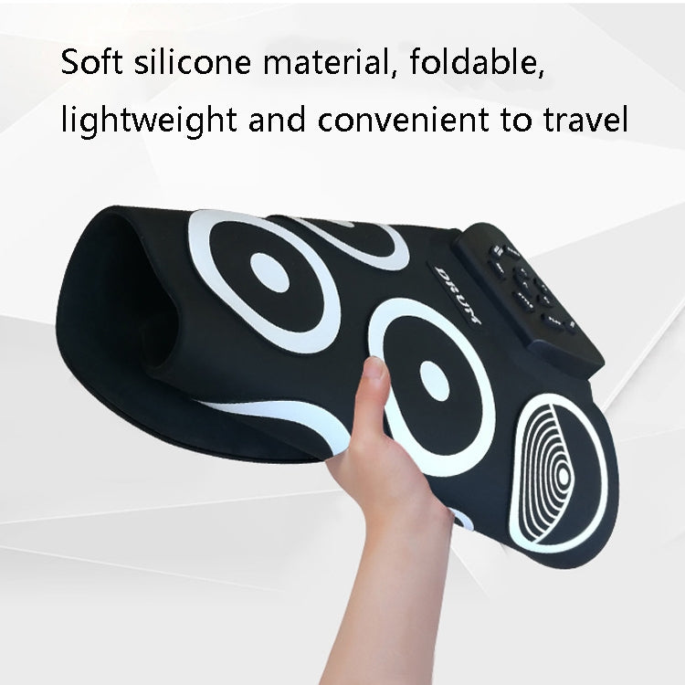 Silicone Folding Portable Hand-Rolled Drum DTX Game Strike Board