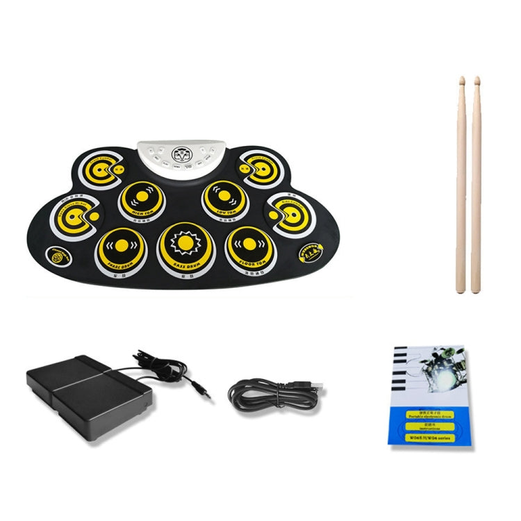 Children Hand Roll Electronic Drum DTX Game Portable Drum