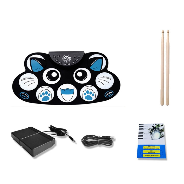 Children Hand Roll Electronic Drum DTX Game Portable Drum